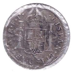 Spanish Silver 2 Reales El Cazador Shipwreck Coin with Certificate and 