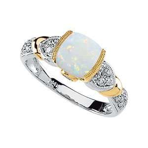   and Yellow Gold Opal, Tanzanite & Diamond Ring Shula NY Jewelry