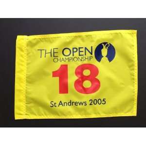  2005 British Open Pin Flag St. Andrews Tiger Woods Sports 