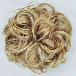 Extra Long Light Golden Blonde Hairpiece Hair Piece Scrunchie Wig 