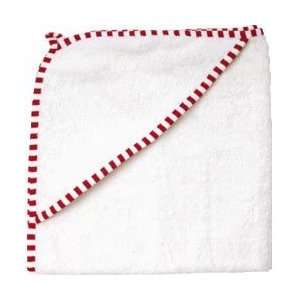  Under The Nile Organic Cotton Hooded Towel 32 x 32 red 