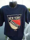 Reebok NHL New York Rangers Hockey Youth Shirt Classic Shield NWT $19 