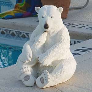  Xoticbrands Polar Bear Pool Side Home Garden Statue 