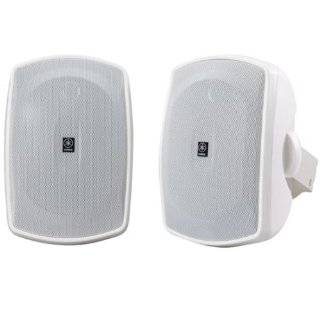 Yamaha NS AW390WH 2 Way Indoor/Outdoor Speakers (Pair, White)