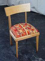   condition solid birch with wheat finish professionally upholstered