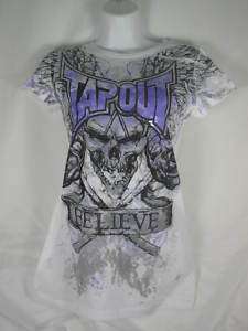 TAPOUT T shirt Juniors Scary Short Sleeve Crew Neck Tee  