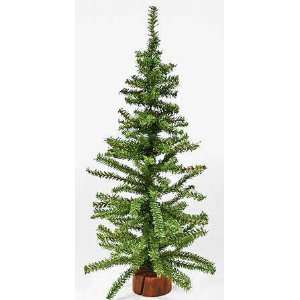  24 Artificial Pine Christmas Tree on Wood Base