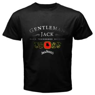 Gentleman Jack Scotch Whisky Whiskey Black T Shirt  