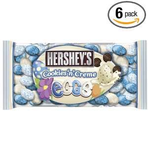 Hersheys Easter Cookies n Creme Eggs, 8 Ounce Packages (Pack of 6)