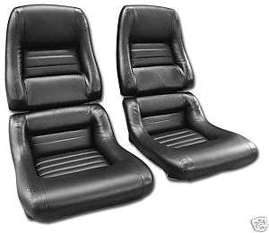 79 80 81 82 Corvette Leather/Vinyl Mounted Seat Covers  