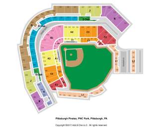 Tickets Pittsburgh Pirates vs Phillies (4/7)   Zone C2  