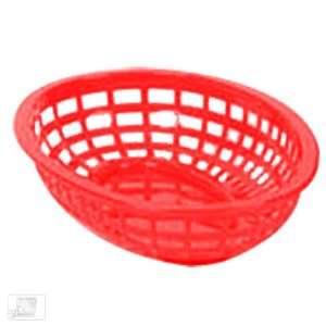   ROY BW 654 6 x 9 1/2 Oval Plastic Table Baskets