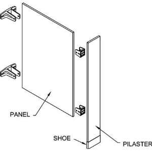  Partition Partition,Urinal Screen,Laminate,Sand