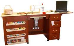 Arrow 98302 Sewing Cabinet   cherry finish  