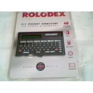  1993 Rolodex Corporation Rolodex 411 Pocket Directory 150 