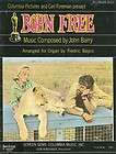 JOHN BARRY Born Free sheet music 1966 Elsa Lioness song Fredric Bayco 