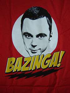 The Big Bang TheorySheldon Cooper BAZINGA shirt  