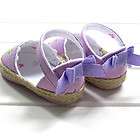   baby girls Princess Purple bow Dance Sandals shoes Size：US 2 X20z7M