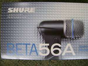 Shure Beta 56A Instrument Microphone New Free Ship  