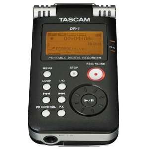  TASCAM DR 1 Portable Stereo Studio Audio Recorder w/ SC 