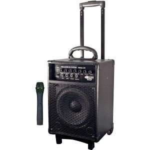  Battery Powered PA System With Wireless Microphone 