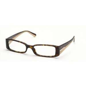 New PRADA VPR 16G VPR16G 766 1O1 Optical Eyeglasses Tortoise Sand 