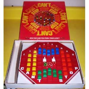 ORIGINAL VINTAGE 1980 CANT STOP ANTIQUE BOARD GAME COLLECTIBLE TOY
