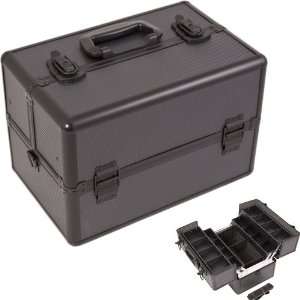   PROFESSIONAL COSMETIC MAKEUP CASE WITH DIVIDERS   M4001 Electronics