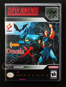 SNES Castlevania Dracula X NEW Game Case Only *NO GAME*  