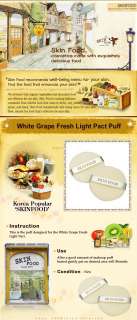 SKIN FOOD] SKINFOOD White Grape Fresh Light Pact Puff  