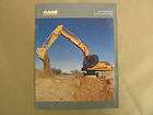 CASE CX SERIES EXCAVATORS SALES BROCHURE CX130 CX160 CX210 CX240