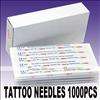 1000 tattoo needles assorted size for liner or sha tattoo speed stick