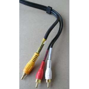  6 foot RCA Heavy Duty 2 Audio 1 Video Audio RCA Cable 