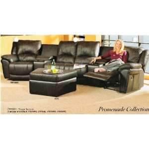   leather home theater seating group set with recliners and cup holders