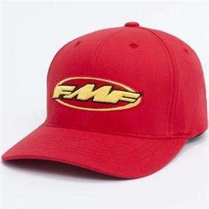    FMF Apparel The Don Flexfit Hat   Large/X Large/Red Automotive
