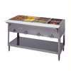 USED 5 WELL HOT FOOD SERVING COUNTER STEAM TABLE  