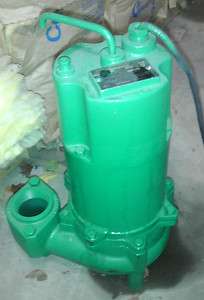 Myers Submersible Wastewater Sewage Pump WHR5 11C Single Phase  