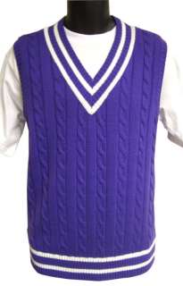 Cricket Sweater Vest   PURPLE  