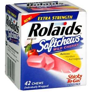  Special pack of 6 ROLAIDS SOFTCHEWS ES WLD CHRRY 42 per 