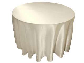 120 Round SATIN tablecloth   10 COLORS  