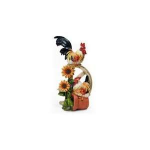  Rooster and Hen Figurine 