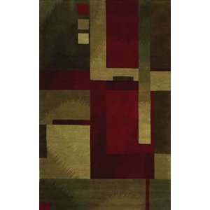   Andy Warhol Revolution 14132 80 x 100 Red / Green Area Rug Home