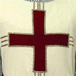 MEDIEVAL KNIGHT Templar Crusader TUNIC SURCOAT New  