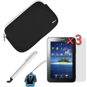  Case + 3 X LCD Screen Protector + Silver Universal Stylus with Flat 