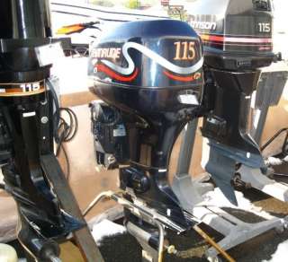 Evinrude 115 HP Fuel Injected 20 Shaft Outboard Boat Marine Motor 