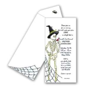Halloween Party Invitation with Coordinating Envelope   Package of 25