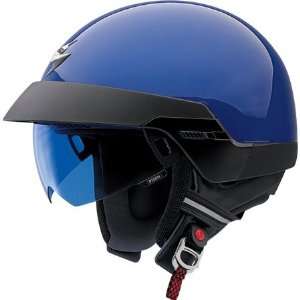  Scorpion EXO 100 Solid Half Helmet Small  Blue 