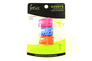 New JetSet Toothbrush Cover 3 pack w/ Different Colors  