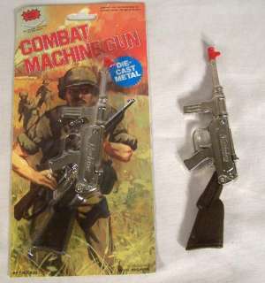 DIE CAST metal COMBAT MACHINE GUNS toys cap guns NEW  