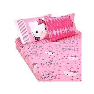 Hello Kitty Sweet and Sassy Twin Sheet Set 